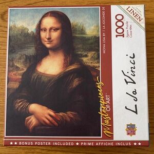 Mona Lisa 1000-Piece Puzzle by Masterpieces of Art